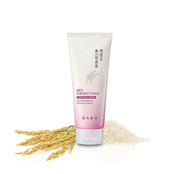 Dabo Whitening & Shining Rice Ferment Foam Cleanser 100ml