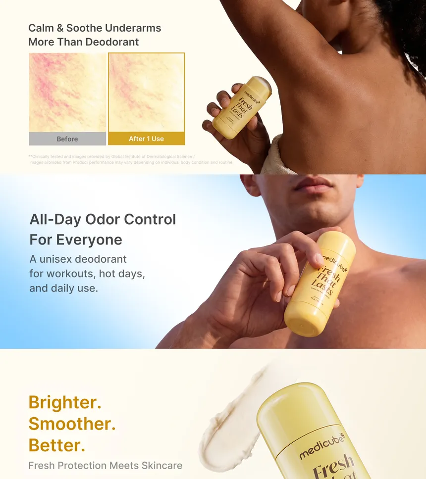 medicube Fresh That Lasts Vanilla and Pistachio Deodorant product details