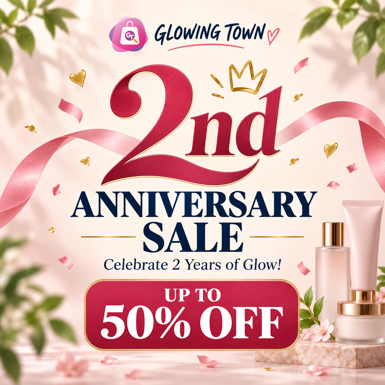 Glowing Town 2nd Anniversary Sale